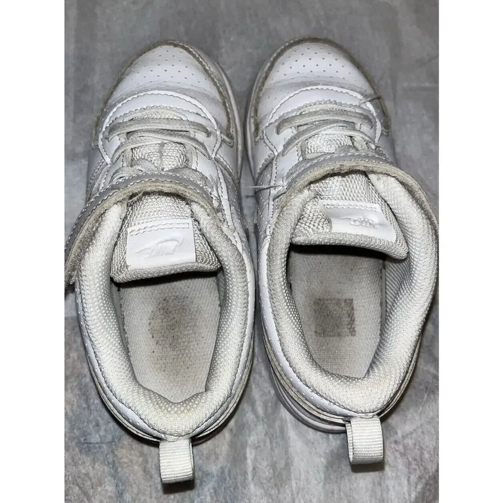 Nike Court Borough Low SL TDV Sneaker White Size 10c AV3172 100